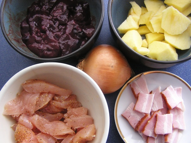 Mäso s cibuľovo jablkovou-omáčkou (fotorecept) - obrázok 1
