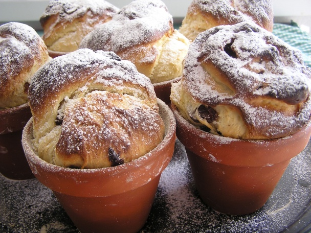 Briošky v kvetináči (fotorecept) - obrázok 10