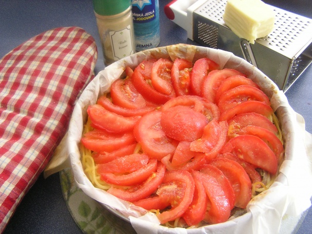 Špagetový koláč (fotorecept) - obrázok 7