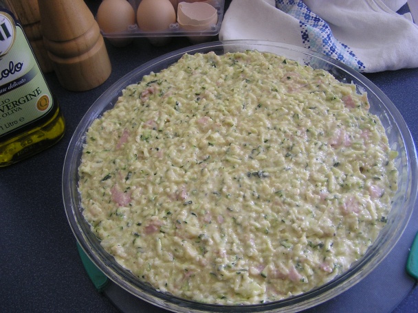 Cuketový slaný koláč (fotorecept) - obrázok 5