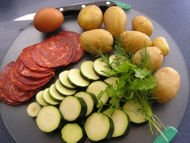 Zemiaky s chorizom (fotorecept) - obrázok 1