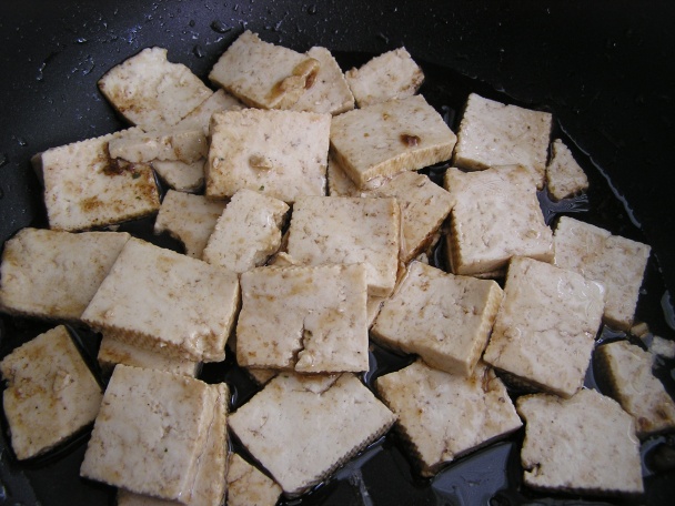 Tofu s pórom, šampiňónami a zázvorom (fotorecept) - obrázok 3