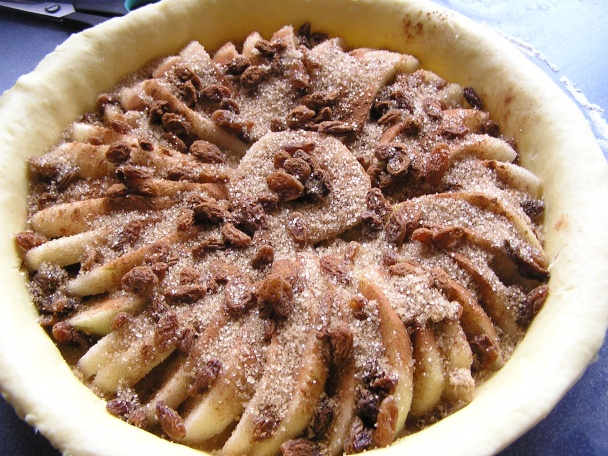 Hruškový koláč z krehkého cesta (fotorecept) - obrázok 4