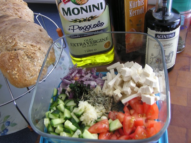 Zeleninový šalát s tofu (fotorecept) - obrázok 2