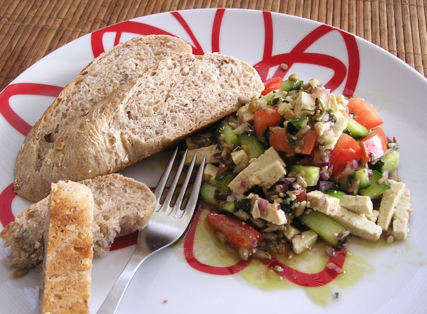 Zeleninový šalát s tofu (fotorecept) - obrázok 4