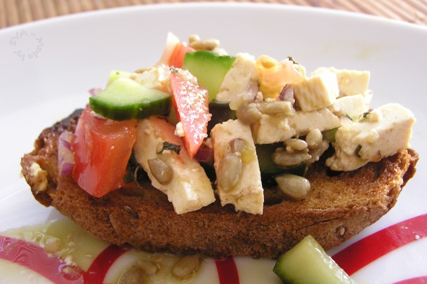 Zeleninový šalát s tofu (fotorecept) - obrázok 5