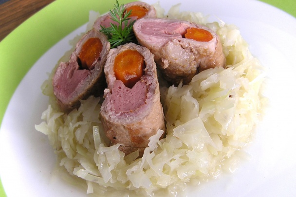 Mäsové závitky s dusenou kapustou (fotorecept) - obrázok 8