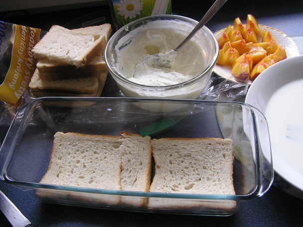 Sladký, tvarohový toast (fotorecept) - obrázok 1