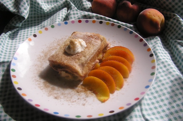 Sladký, tvarohový toast (fotorecept) - obrázok 6