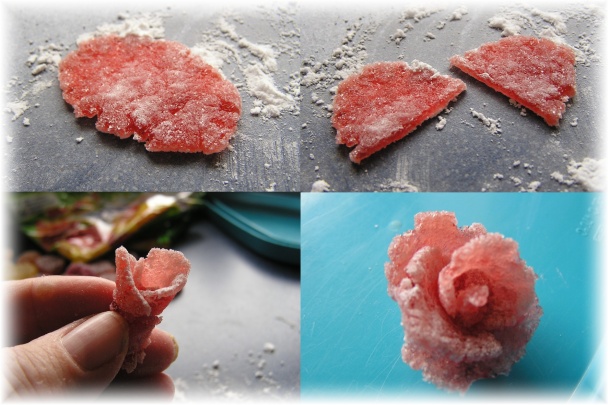 Ružičky z želé cukríkov (fotorecept) - obrázok 2