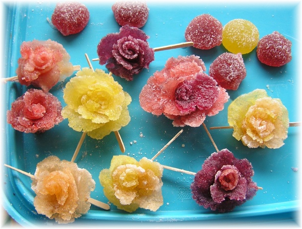 Ružičky z želé cukríkov (fotorecept) - obrázok 5