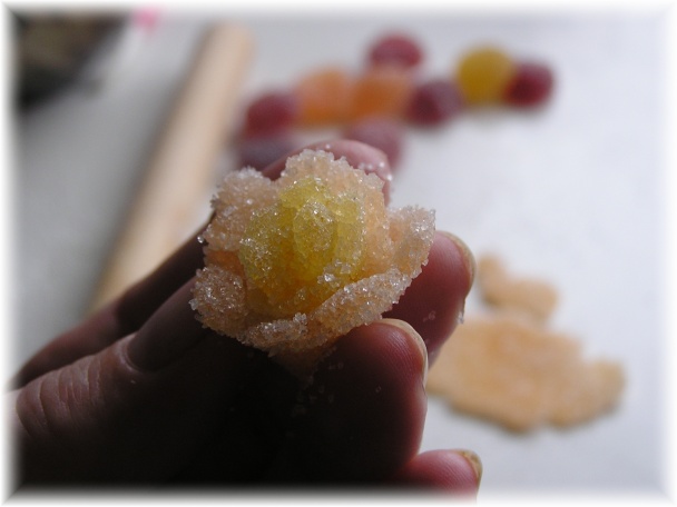 Ružičky z želé cukríkov (fotorecept) - obrázok 7