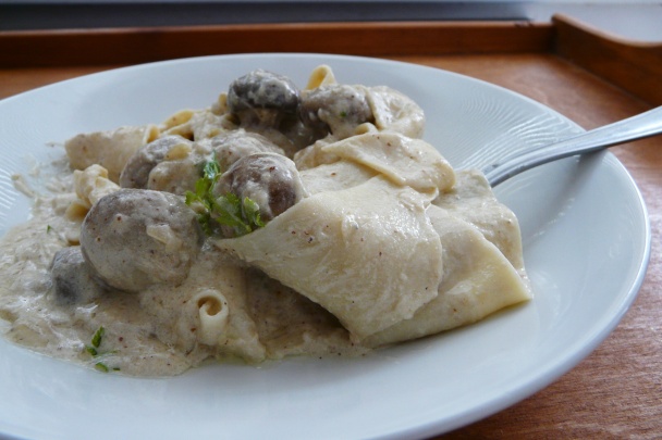 Hubové ragú so širokými rezancami (fotorecept) - obrázok 14