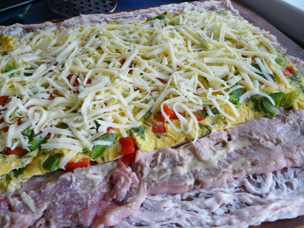 Mäsová roláda plnená omeletou (fotorecept) - obrázok 5