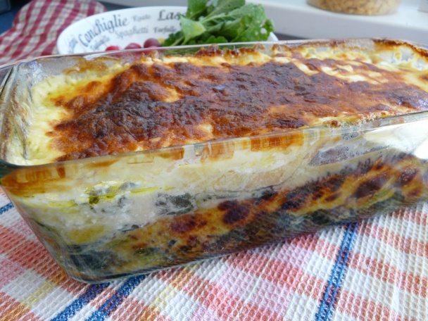 Palacinky zapečené so špenátom (fotorecept) - obrázok 8