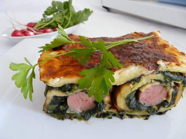 Palacinky zapečené so špenátom (fotorecept) - obrázok 9
