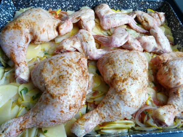 Kura s cuketovými zemiakmi (fotorecept) - obrázok 3