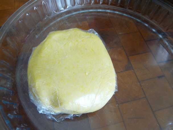 Broskyňový koláč z krehkého cesta (fotorecept) - obrázok 2