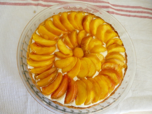 Broskyňový koláč z krehkého cesta (fotorecept) - obrázok 9