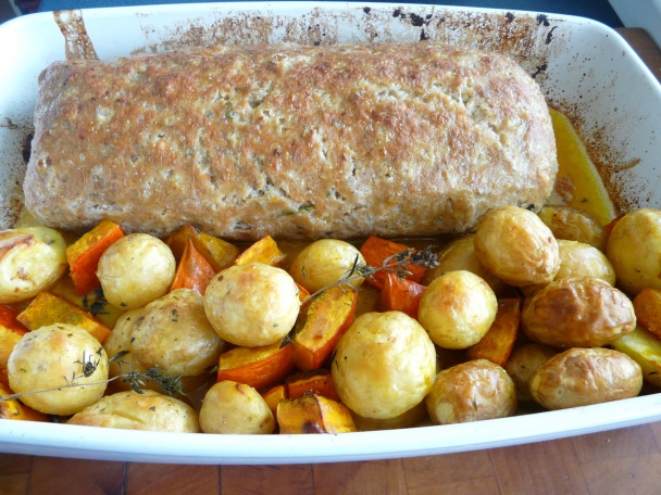 Mäsovo cuketová roláda a zemiaky s Hokkaido (fotorecept) - obrázok 12