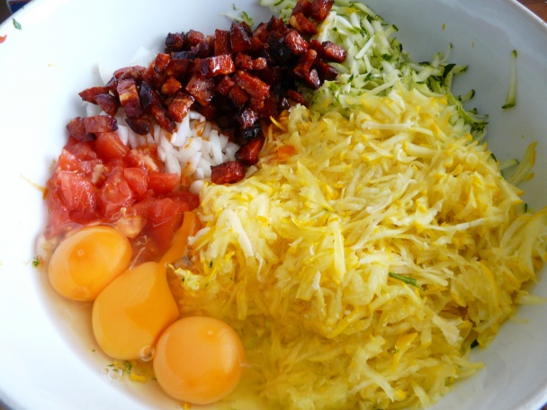 Cuketový slaný koláč (fotorecept) - obrázok 2