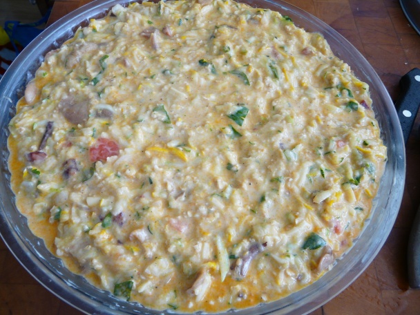 Cuketový slaný koláč (fotorecept) - obrázok 4