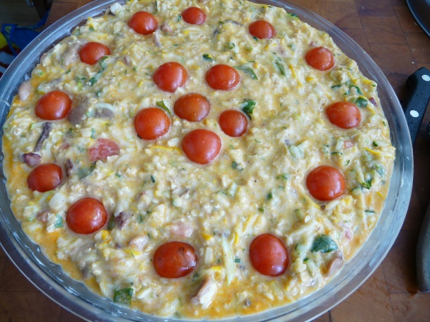 Cuketový slaný koláč (fotorecept) - obrázok 5