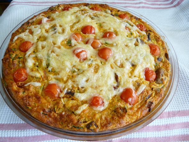 Cuketový slaný koláč (fotorecept) - obrázok 6