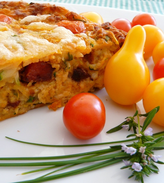 Cuketový slaný koláč (fotorecept) - obrázok 7