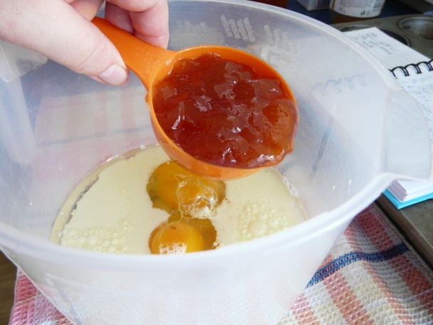 Muffiny s jablkovým želé (fotorecept) - obrázok 1