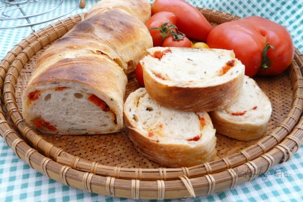 Chlieb so sušenými rajčinami (fotorecept) - obrázok 7