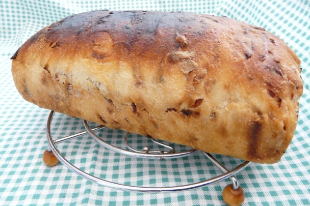 Terina z cibuľového chleba s hríbami (fotorecept) - obrázok 1