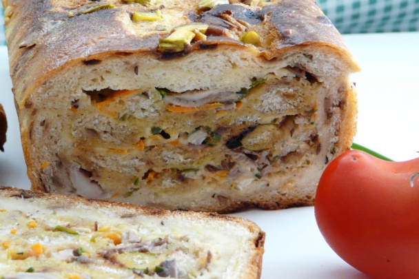 Terina z cibuľového chleba s hríbami (fotorecept) - obrázok 14