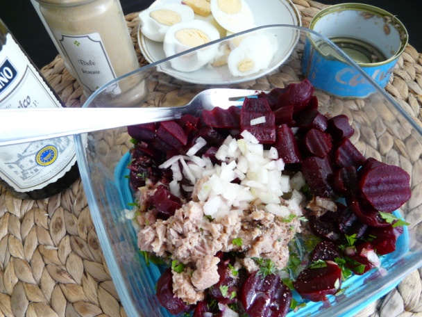 Šalát s tuniakom a s červenou repou (fotorecept) - obrázok 3
