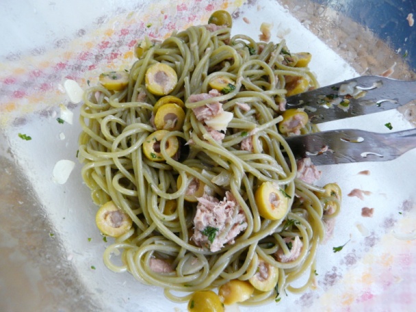 Špenátové špagety s tuniakom (fotorecept) - obrázok 4