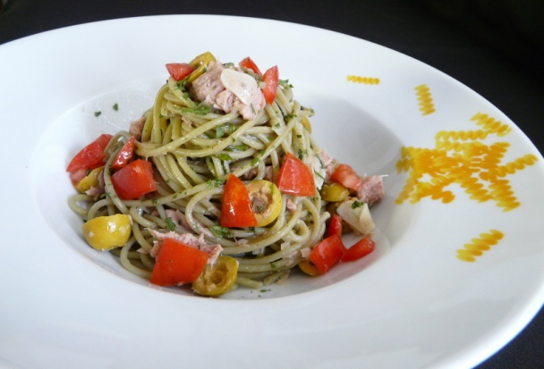 Špenátové špagety s tuniakom (fotorecept) - obrázok 6