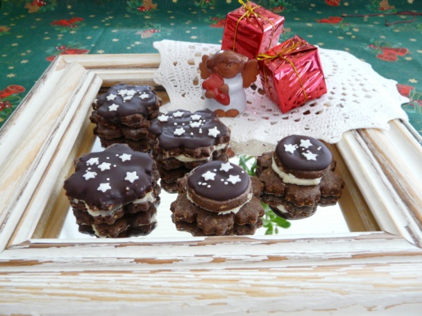 Orechovo čokoládové kvietky (fotorecept) - obrázok 5