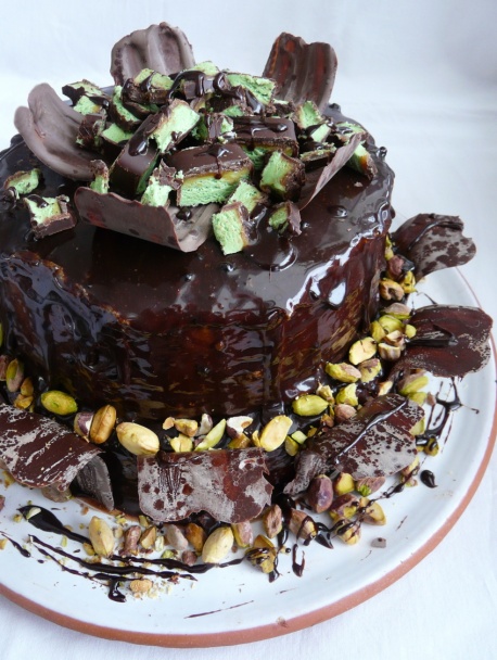 Torta čokoládovo pistáciová (fotorecept) - obrázok 16