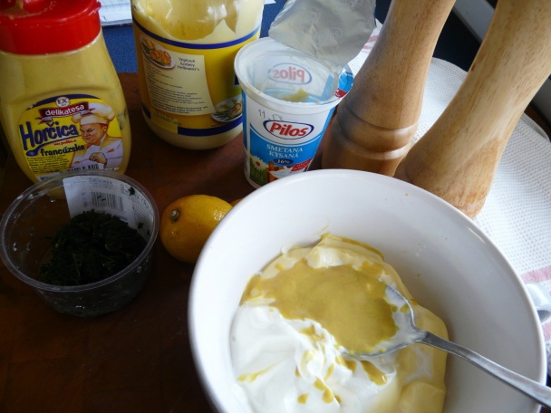 Losos s horčicovo-kôprovým dipom (fotorecept) - obrázok 1