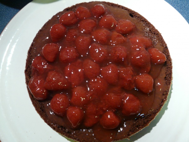 Torta čokoládovo-tvarohovo-jahodová (fotopostup) - obrázok 7