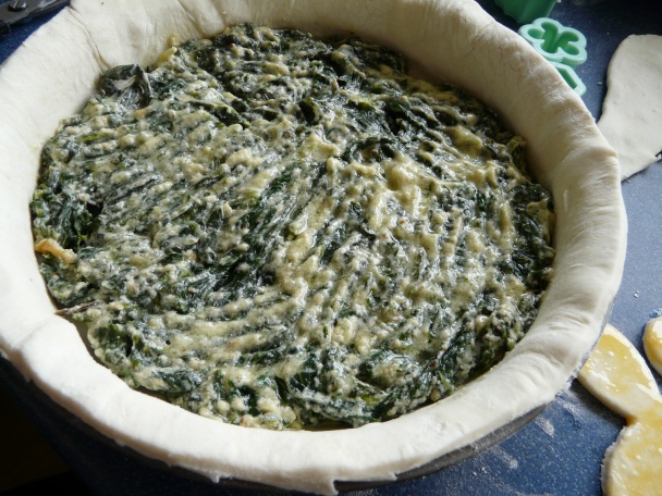 Koláč s medvedím cesnakom (fotorecept) - obrázok 5