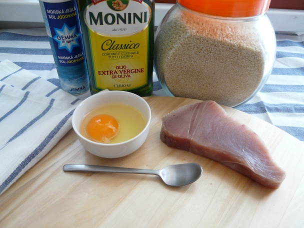 Steak z tuniaka so sezamovou krustou (fotorecept) - obrázok 1