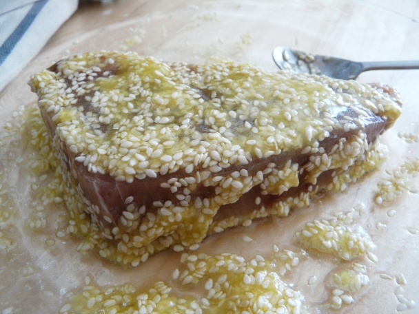 Steak z tuniaka so sezamovou krustou (fotorecept) - obrázok 3