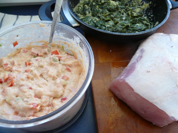 Mäsová roláda plnená špenátom a kuracím fášom (fotorecept) - obrázok 4