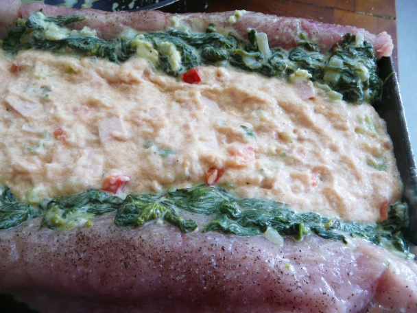 Mäsová roláda plnená špenátom a kuracím fášom (fotorecept) - obrázok 6