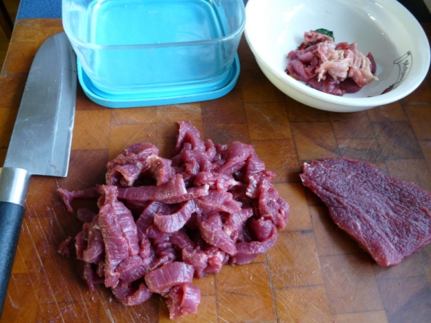 Hovädzie len tak narýchlo a ryža natural (fotorecept) - obrázok 1