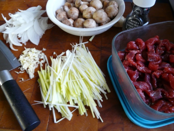 Hovädzie len tak narýchlo a ryža natural (fotorecept) - obrázok 2