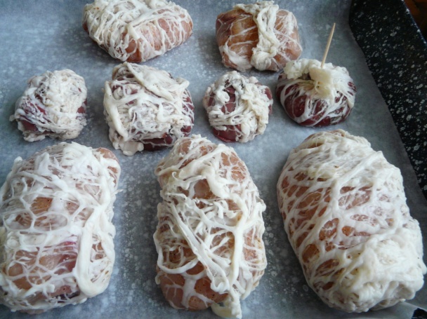 Kuracie batôžky v závoji (fotorecept) - obrázok 4