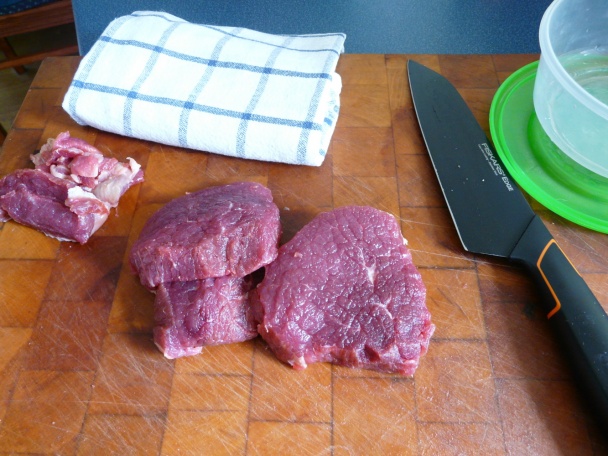 Steak s trojakými zemiakmi (fotorecept) - obrázok 1