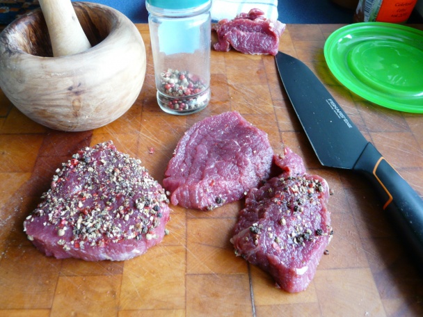 Steak s trojakými zemiakmi (fotorecept) - obrázok 2